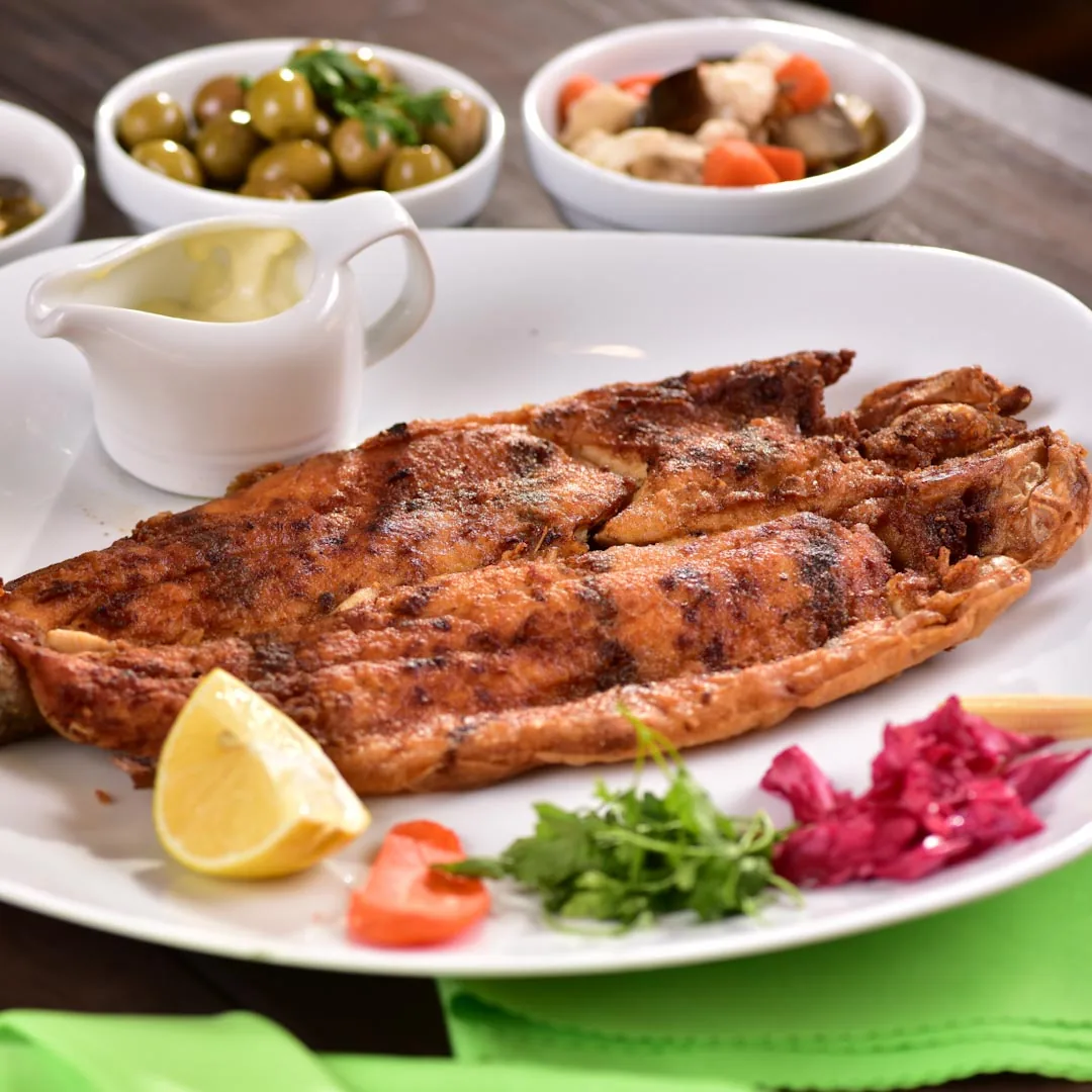 ماهی  قزل آلا سرخ شده 